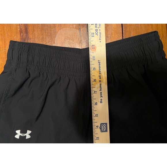 Under Armour women's black Under Armour pants size SM, elastic waist, reflective - Picture 9 of 11